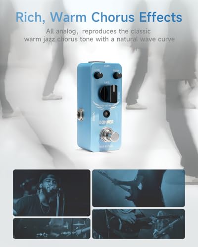 Donner Morpher Mini Distortion Guitar Pedal 3 Modes for Electric Guitar V47970