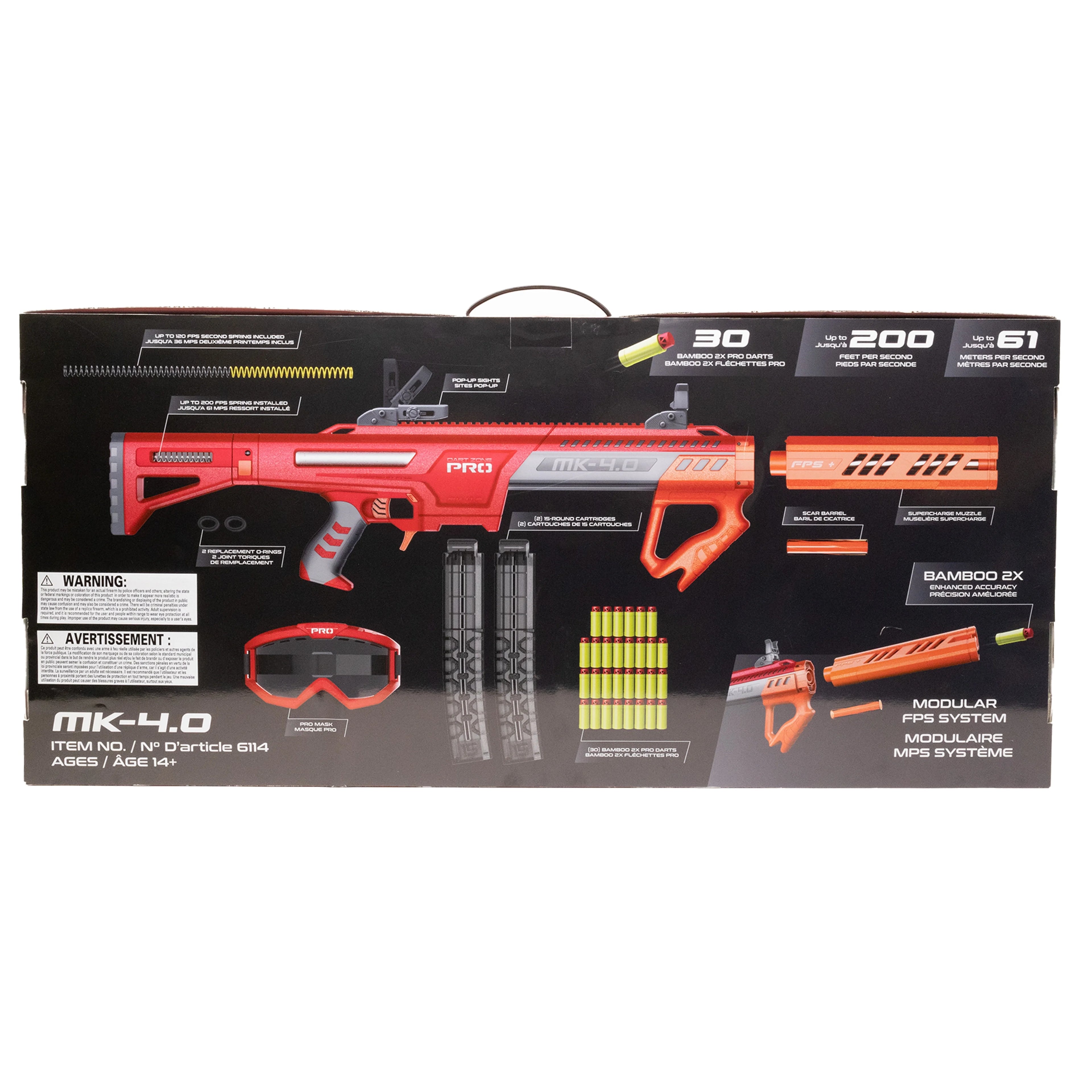 Dart Zone Pro MK-4 Spring-Powered Dart Blaster M54237