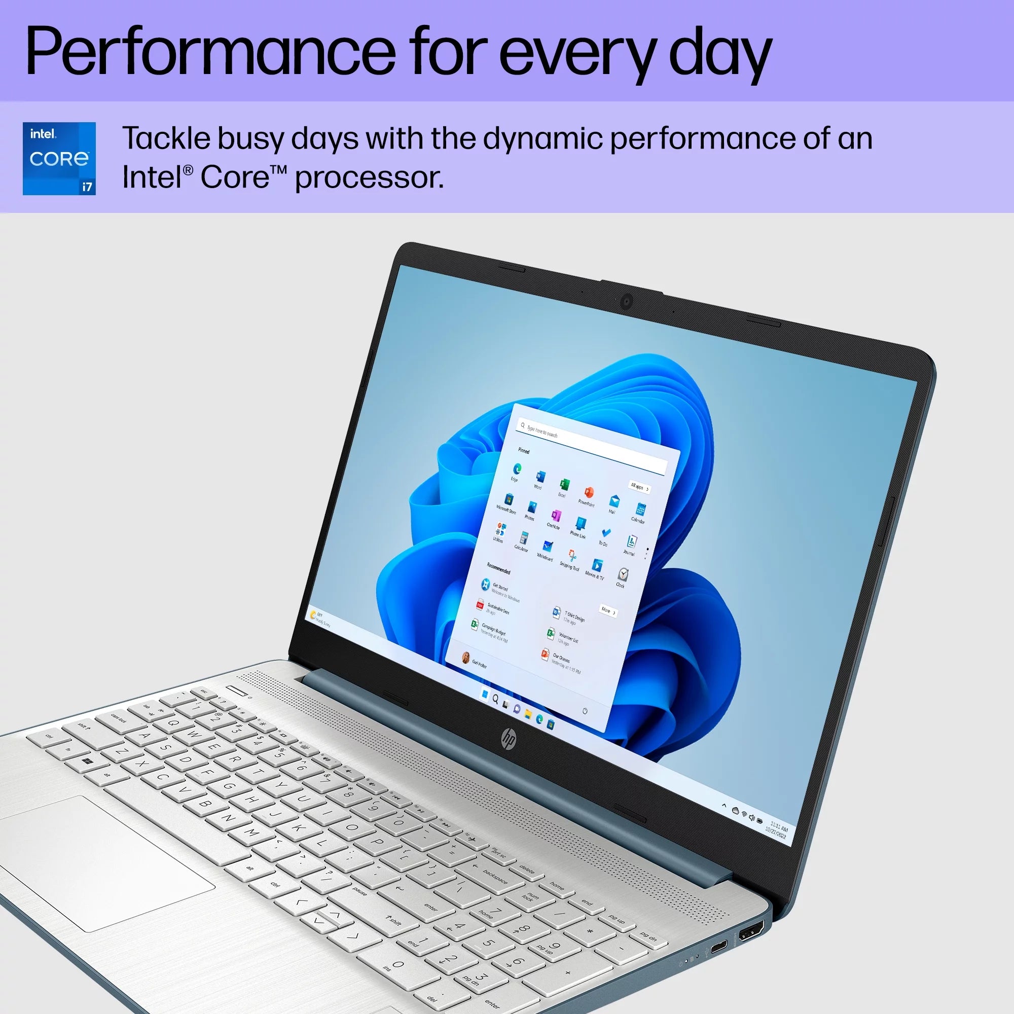HP 15.6" FHD Laptop, Intel Core i7, 16GB RAM, 512GB SSD, Windows 11 U927