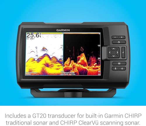 Garmin Striker Vivid 7cv Fishfinder with GT20-TM Transducer M900
