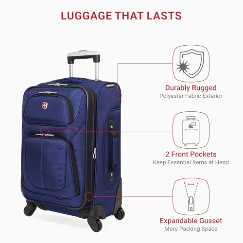 SwissGear Sion Softside Expandable Roller Luggage 3 Piece Set N784870