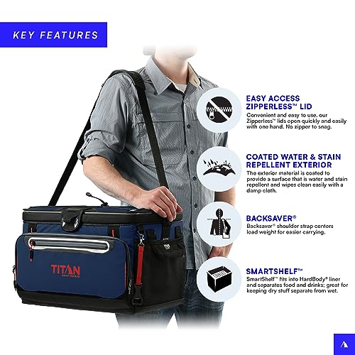Arctic Zone Titan Deep Freeze Zipperless Hardbody Cooler W899