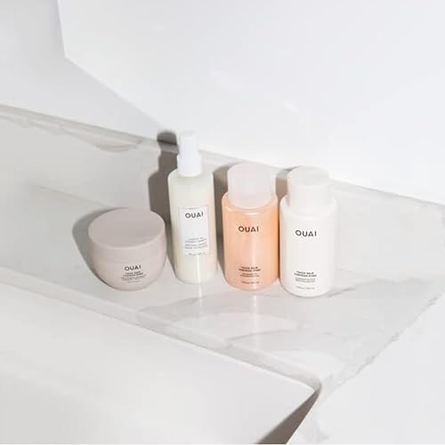 OUAI Fine Shampoo and Conditioner Set - Sulfate Free for Fine Hair, 10 Fl Oz T257