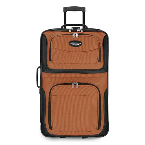 Travel Select Amsterdam 4-Piece Softside Expandable Luggage Set, Gray V976