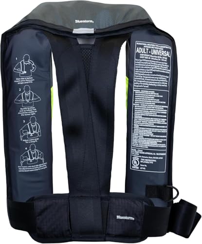 BLUESTORM Stratus 35 Inflatable Life Jacket PFD for Adults, USCG Approved K83495