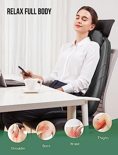 Snailax Shiatsu Massage Cushion with Heat for Home Office I743