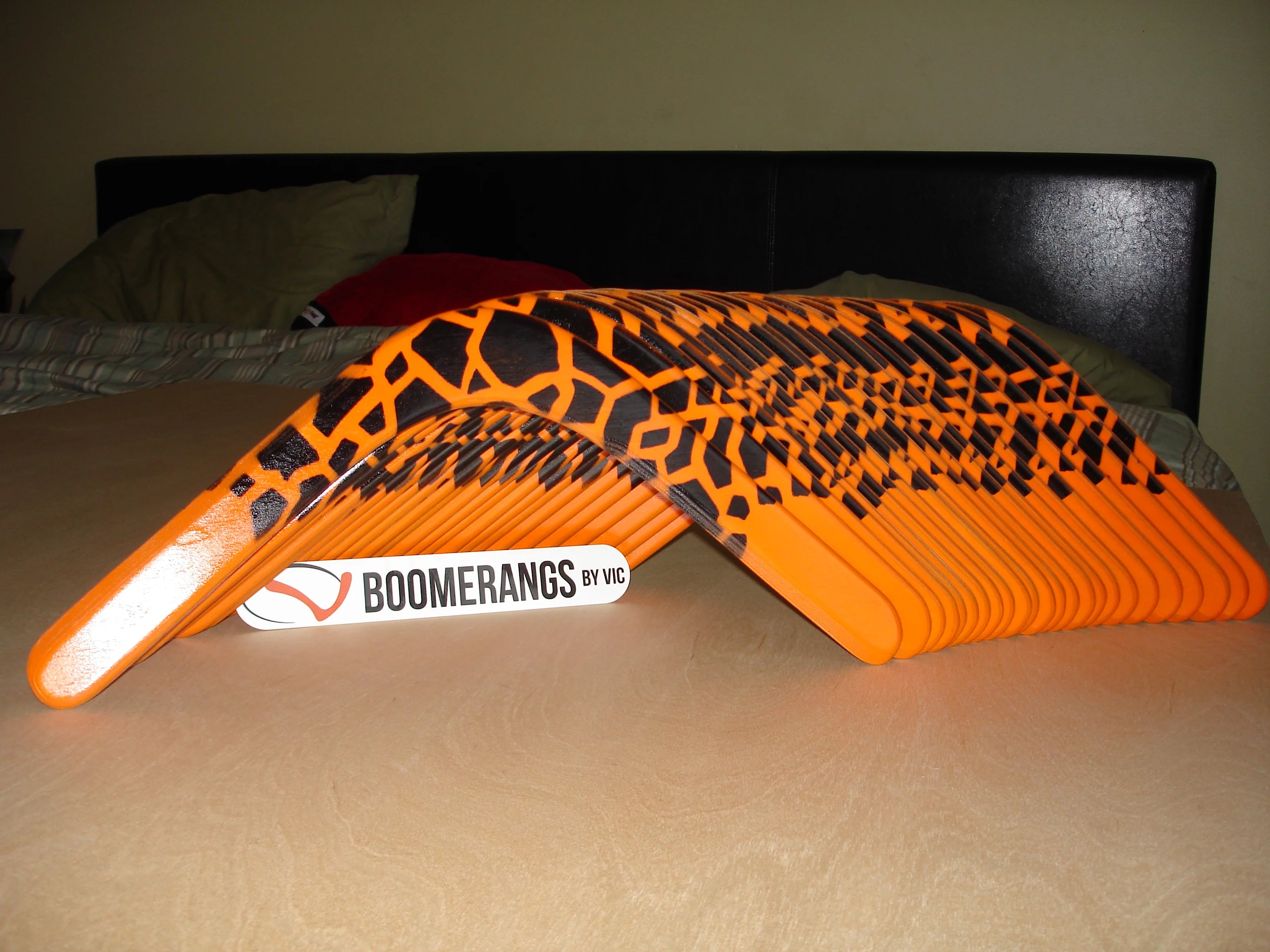 Flamarang boomerang TY Tasmanian Tiger handcrafted by Vic T69454