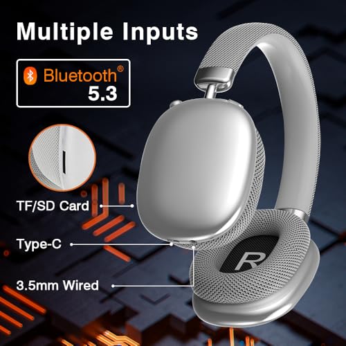 Wireless Over Ear Headphones Noise Canceling Bluetooth with Microphone Q11292