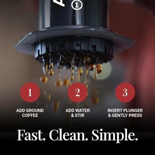 AeroPress Original Coffee Press – 3-in-1 Portable Coffee Maker for Travel S81656