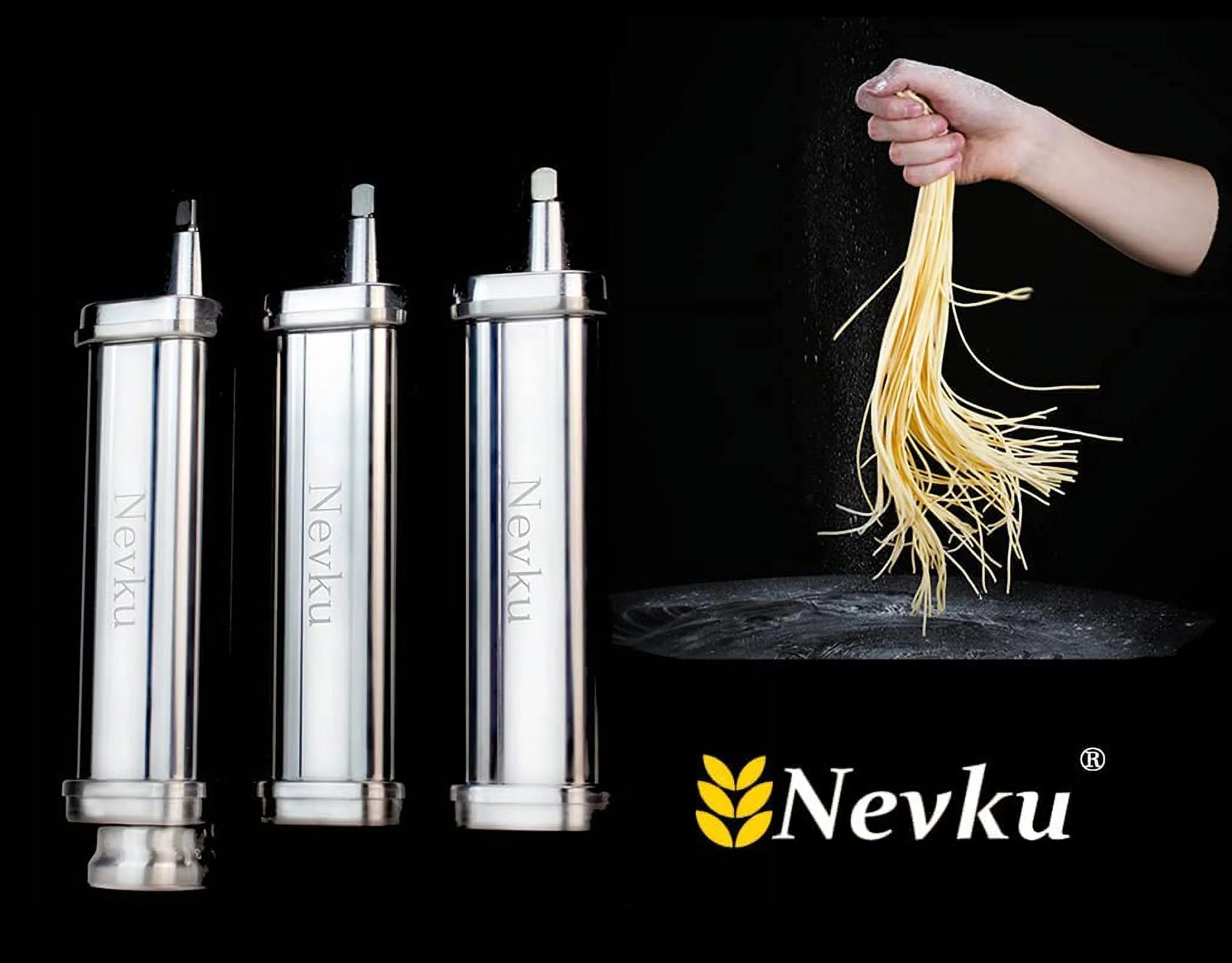 Nevku Pasta Maker Attachments for KitchenAid Stand Mixer I101557