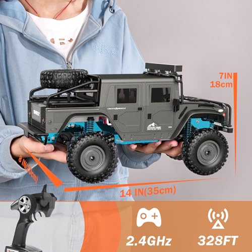 1/16 Scale 4WD RC Monster Truck, 36 KPH High-Speed, 2.4 GHz Remote Control E9489