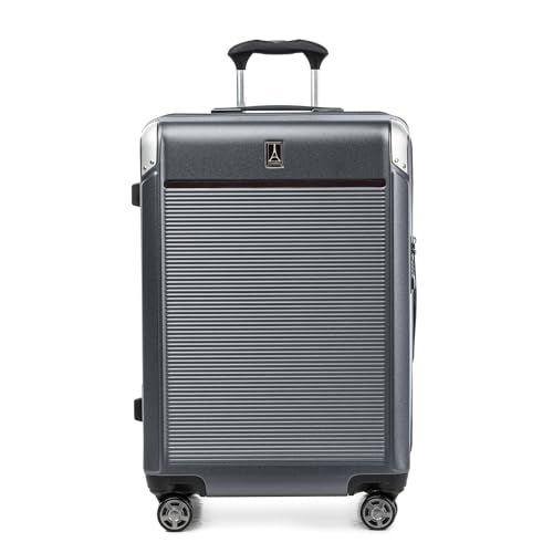 Travelpro Platinum Elite Hardside Expandable Carry-On Luggage, 8 Wheel Spinner, TSA Lock, 20-Inch X826544