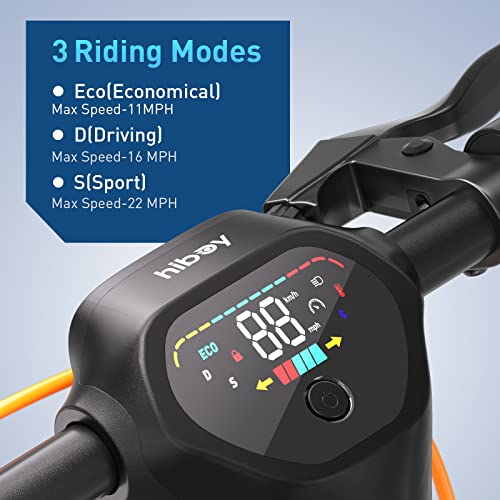 Hiboy MAX Pro Electric Scooter, 22 MPH, 650W Motor, 11" Tires Z64117