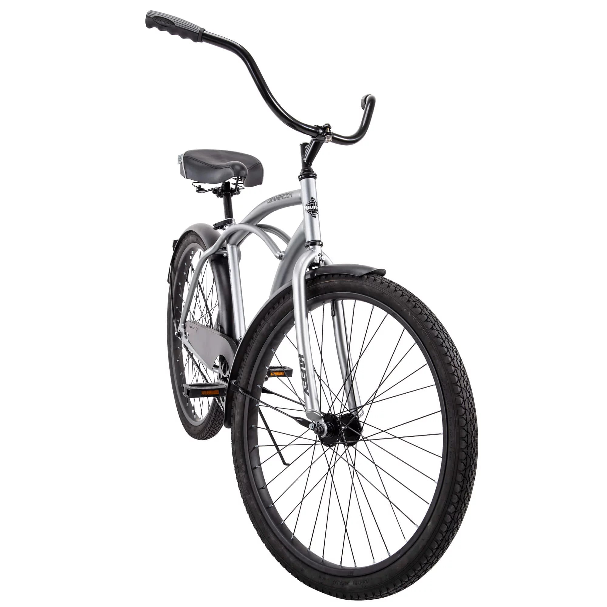 Huffy 26" Cranbrook Men's Beach Cruiser Bike, Silver Z83078