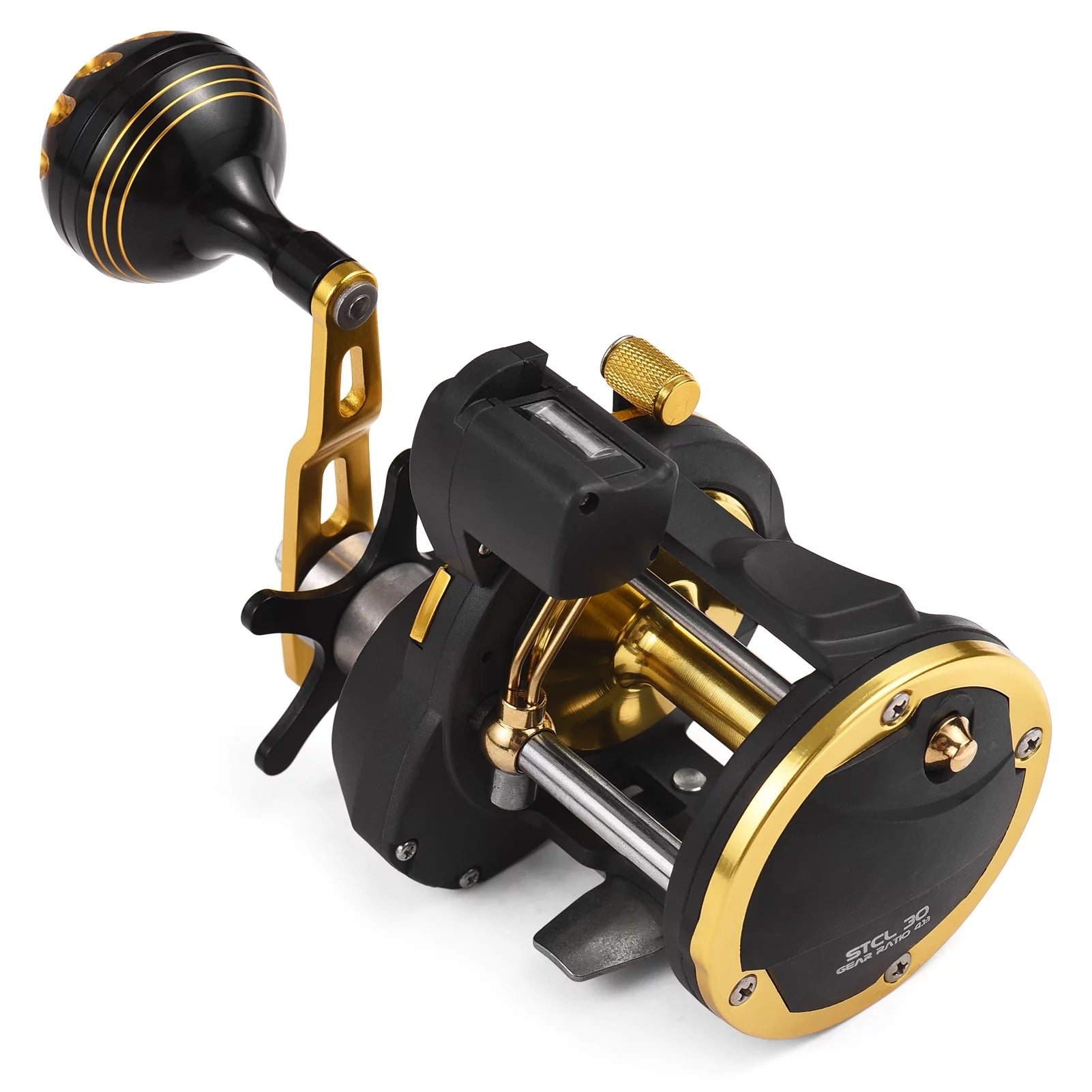 Walmeck Fishing Reel Line Counter with Digital Display, 6+1 Ball Bearings O81212