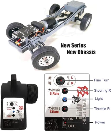 RC Kei Truck WPL D22 1/10 RTR RWD Pickup Remote Control Car A129