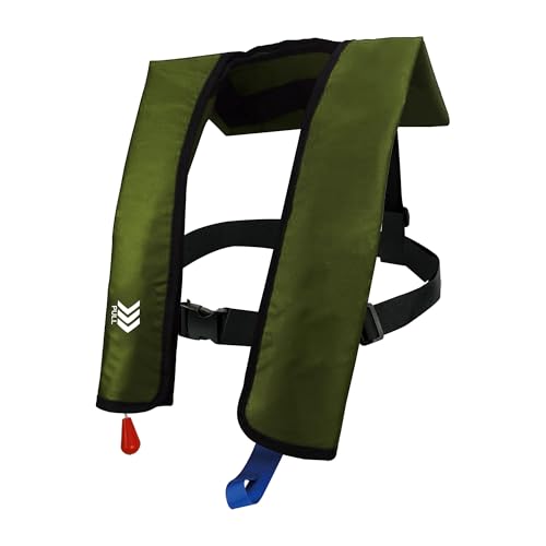 Automatic Inflatable Life Jackets for Adults PFD Low Profile 330lbs U45655
