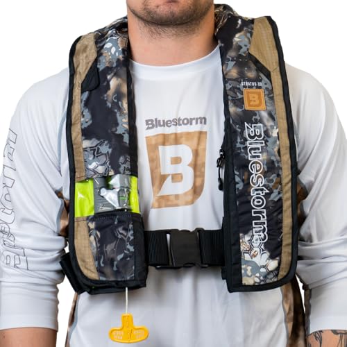 BLUESTORM Stratus 35 Inflatable Life Jacket PFD for Adults, USCG Approved K83495