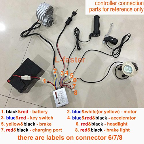 24V36V250W Electric DC Motor for Bike Conversion Kit Scooter T24553