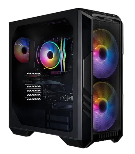 Cooler Master HAF 5 Pro Gaming PC with AMD Ryzen 7 7800X3D, RTX 5070, 32GB DDR5, 2TB SSD K5871