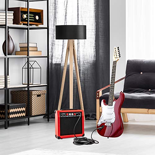LyxPro Electric Guitar 39" Beginner Starter Kit with 20W Amp, Black B69338