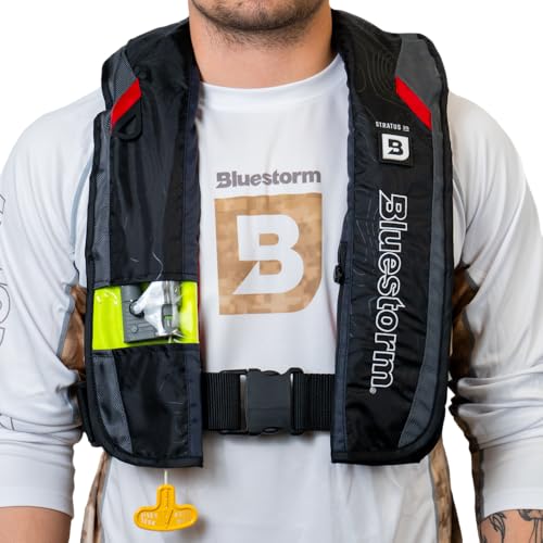 BLUESTORM Stratus 35 Inflatable Life Jacket PFD for Adults, USCG Approved K83495
