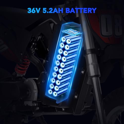 Kids Electric Dirt Bike 36V 350W, 16 MPH, Ages 5-8 C762