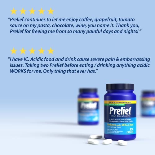 Prelief Acid Reducer Caplets Dietary Supplement, 300 Count U32557