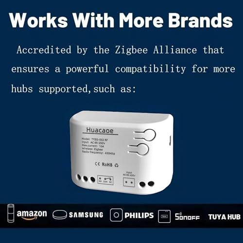 Zigbee 4CH DC7-32V USB Relay Smart Switch Module, Tuya APP Remote Control V113