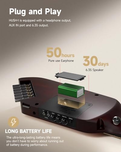 Donner HUSH I Travel Acoustic-Electric Guitar with Gig Bag G948