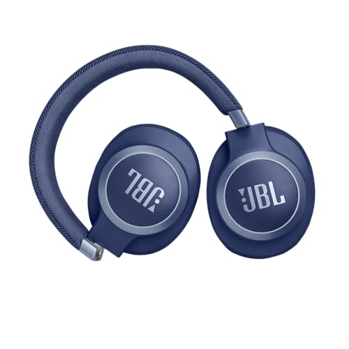 JBL Live 770NC Wireless Over-Ear Headphones with Active Noise Cancelling, Blue J554680