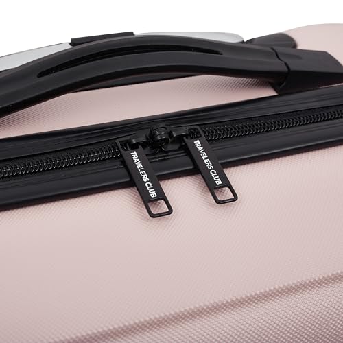 Travelers Club Skyline Spinner Luggage, Gray, 22-Inch Carry-On L8594