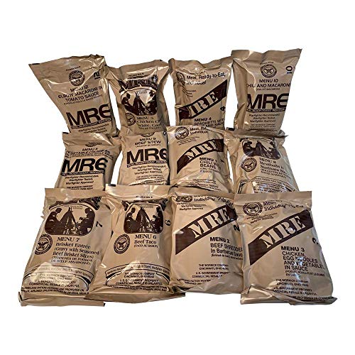 Ammo Can Man Military MREs 2024 Inspection Random Menu Complete Nutritional Meals Made in USA Y7547