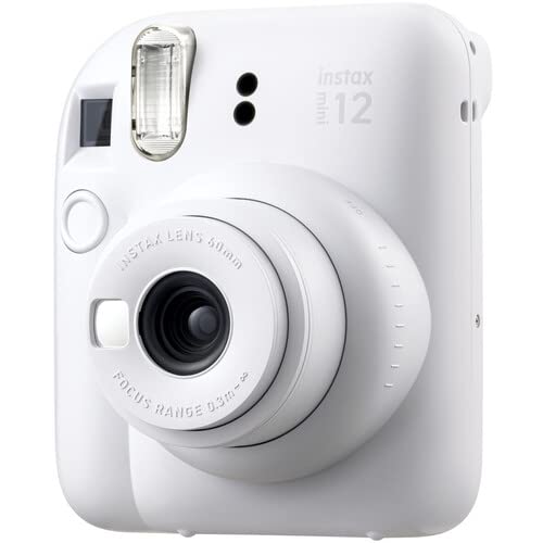 Fujifilm Instax Mini 12 Instant Camera Pastel Blue with 40 Sheets Film Bundle R3418