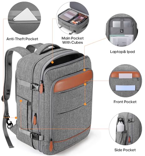 Luggage Sets 3 Piece, Carry On 20 Inch Hardside Suitcase with Spinner Wheels and TSA Lock J67858