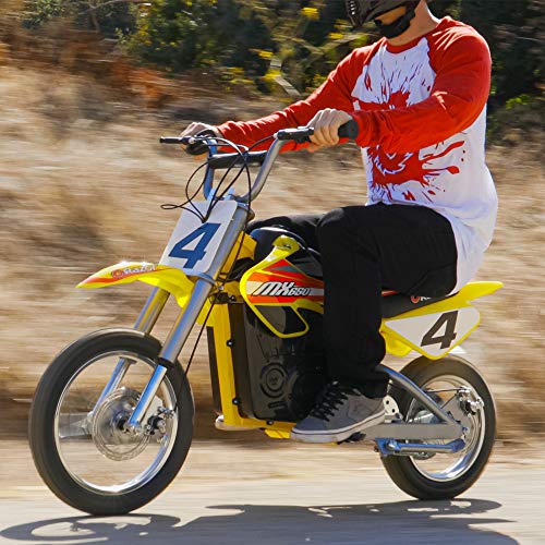 Razor MX650 Dirt Rocket Electric Motocross Off-road Bike Yellow B11856