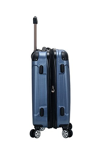 Rockland London Hardside Expandable Luggage with Spinner Wheels, Blue, Carry-On 20-Inch C925214