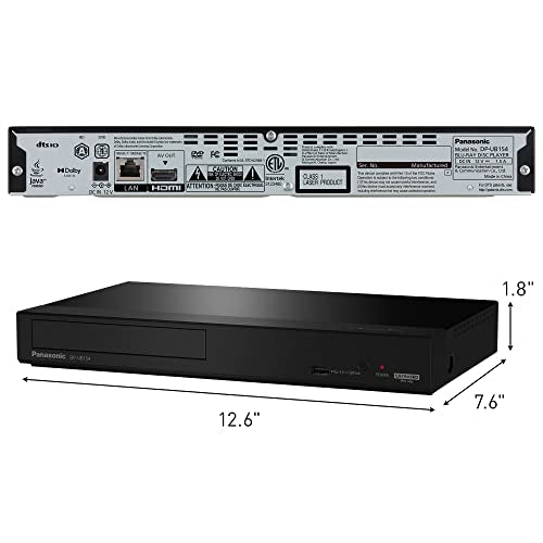 Panasonic DP-UB154P-K 4K Blu Ray Player, Black X761361