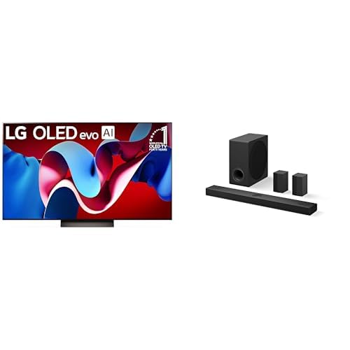 LG 65-Inch Class OLED evo C4 Series Smart TV 4K with Magic Remote E146