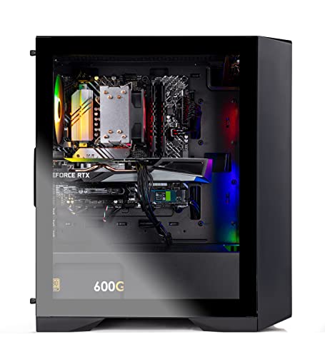Skytech Nebula Gaming PC Desktop, Ryzen 5 5600, RTX 3050, 1TB SSD, 16GB RAM Q7363