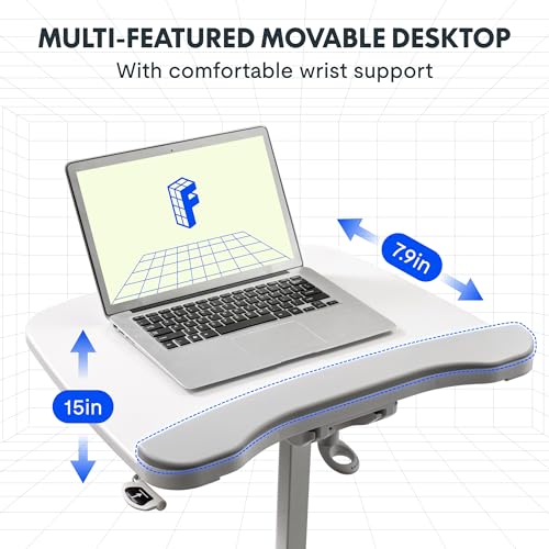 FLEXISPOT V9 3-in-1 Exercise Bike, Under Desk Bike, Indoor Cycling, 350LBS Capacity, White X192