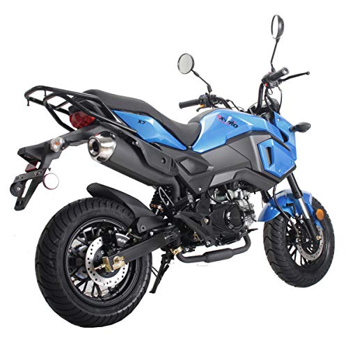 X-PRO 125cc Vader Gas Motorcycle Street Bike Blue U568