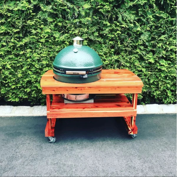 JJGeorge Long Table for XL Big Green Egg G647