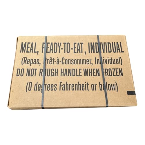 MRE Meals Ready to Eat A and B Cases 2025 Inspection, 24 Meals T131