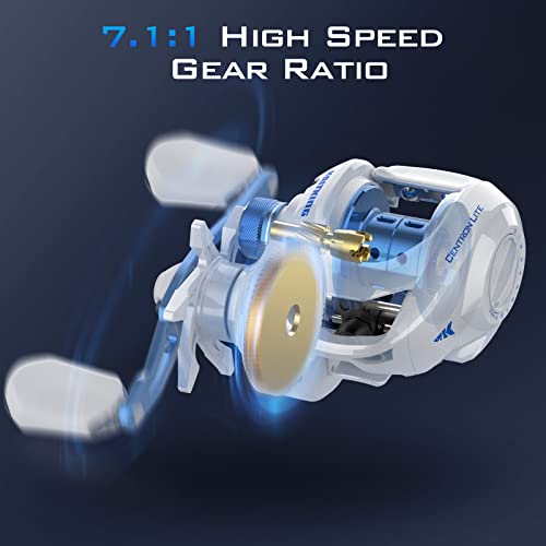 KastKing Centron Lite Baitcasting Fishing Reel, 7.1:1 Gear Ratio, Lightweight T934654