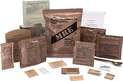 U.S. Military Surplus MREs Assorted Flavor 4-Pack P8115