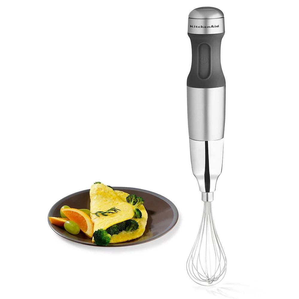 KitchenAid KHB2351CU 3-Speed Hand Blender, Contour Silver H8361