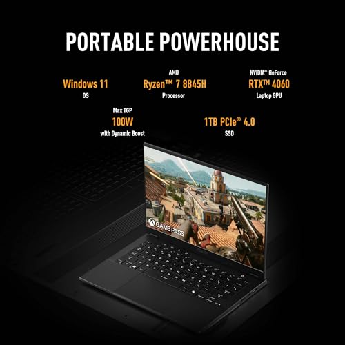 ASUS TUF Gaming A14 Copilot+ PC Gaming Laptop, 14” 165Hz Display, AMD Ryzen AI 7, NVIDIA GeForce RTX 4050, 16GB RAM, 512GB SSD, Windows 11 Home Q36747