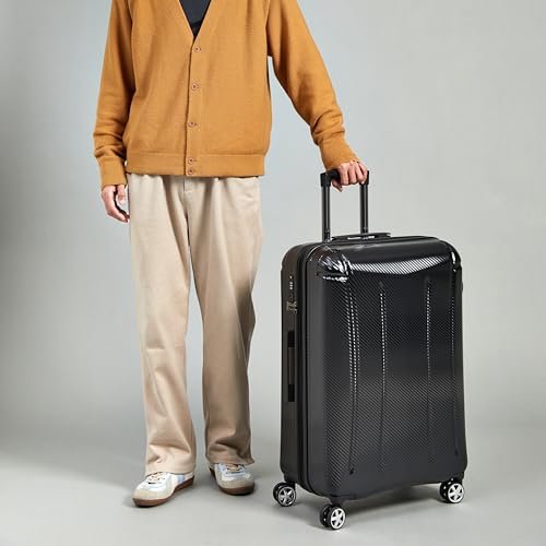 Amazon Basics 30-Inch Hardside Checked Luggage with TSA Lock, Black L990391