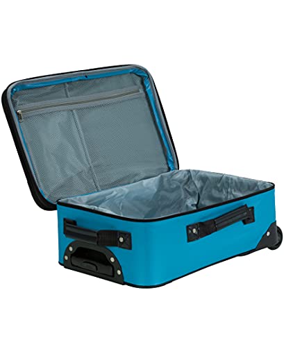 Rockland Journey Softside Upright Luggage Set, Expandable, 4-Piece K56322